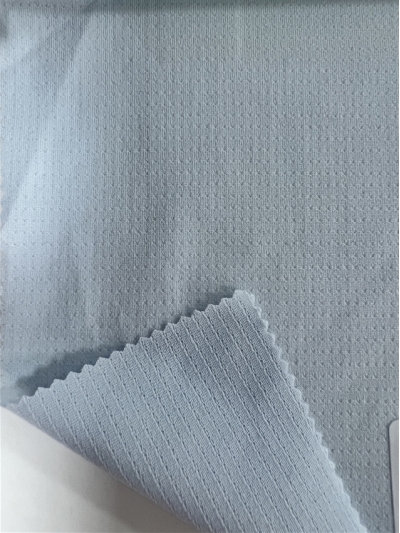 GZ-DZLP F083 Quick-drying hole Specification: 180cm Weight: 90g/㎡ Ingredients: 100% composite elastic fiber Antibacterial Moisture absorption and quick drying front view